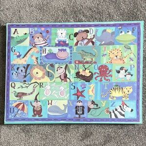 Animal Alphabet Canvas Artwork